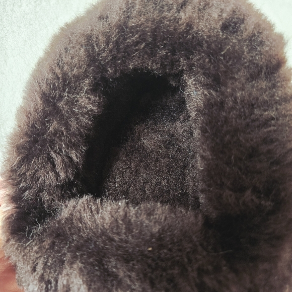 Lamo Sheepskin Moccasin Slippers brown US 5.5-6 - Picture 3 of 6